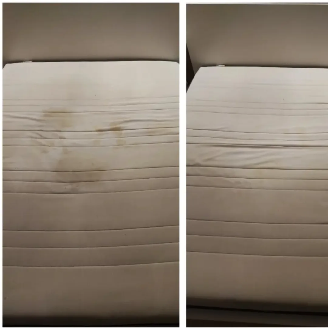 Matelas avec taches avant traitement DKP France Choisy-le-Roi