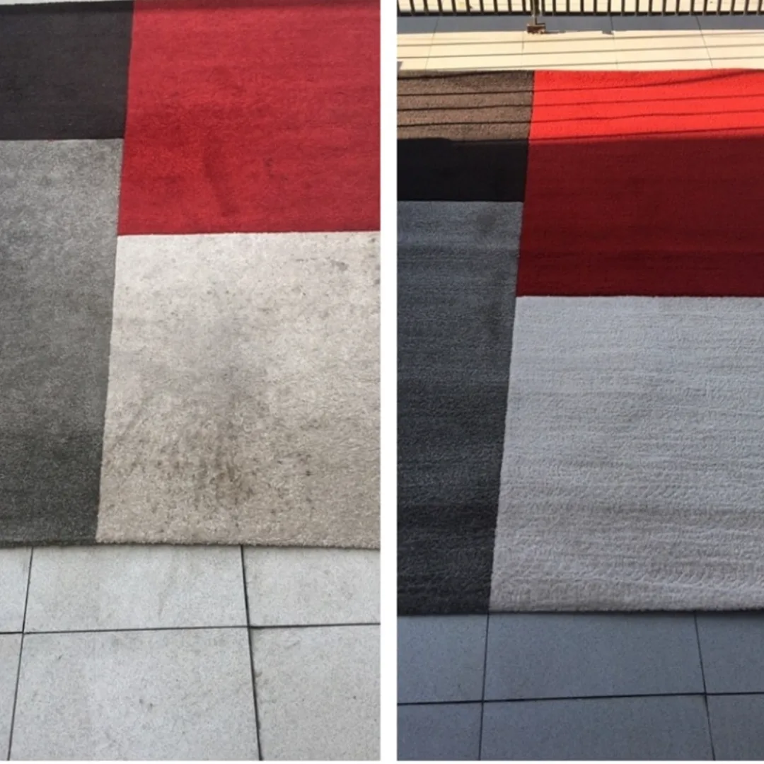 Tapis propre après nettoyage professionnel DKP France